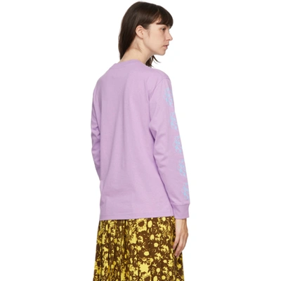 Shop Marc Jacobs Purple Heaven By  Crazy Daisy Long Sleeve T-shirt In Lilac