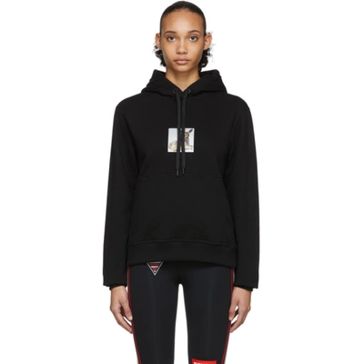 Shop Burberry Black Junnes Hoodie