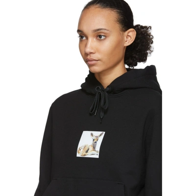 Shop Burberry Black Junnes Hoodie