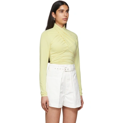 Shop Isabel Marant Yellow Georgina Blouse In 10ly Lt Yel