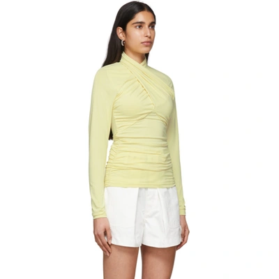 Shop Isabel Marant Yellow Georgina Blouse In 10ly Lt Yel