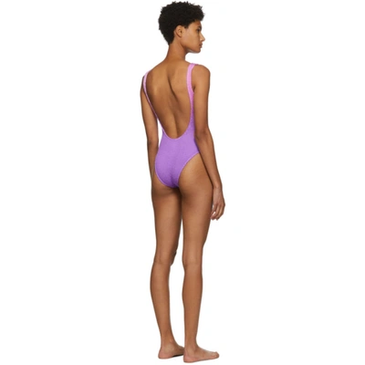 Shop Bound By Bond-eye Pink And Purple The Mara One-piece Swimsuit In Blossom