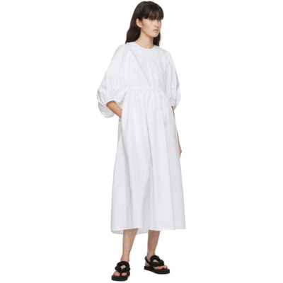 Shop Cecilie Bahnsen White Mette Dress