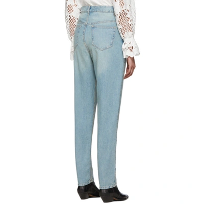 Shop Isabel Marant Étoile Blue Corsyj Jeans In 30lu Lt Blu