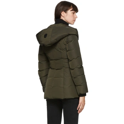 Shop Mackage Khaki Down Adali Coat In Army