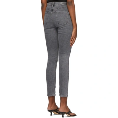 Shop Goldsign Grey 'the High-rise Slim' Jeans In Formby