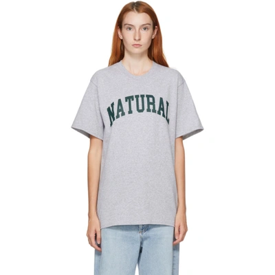 Shop Museum Of Peace And Quiet Grey 'natural' T-shirt In Heather