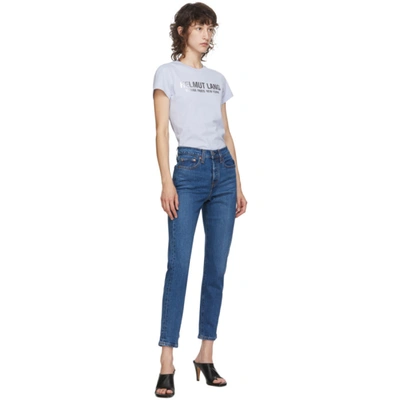 Shop Levi's Blue Wedgie Fit Ankle Jeans In Charleston