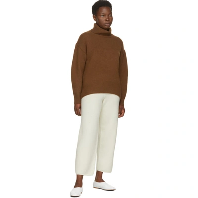 Shop Arch4 Brown Cashmere World's End Turtleneck In Mahogany