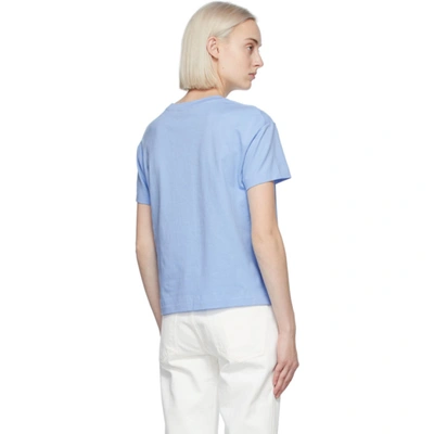 Shop Apc Blue Emma T-shirt In Iaa Blue