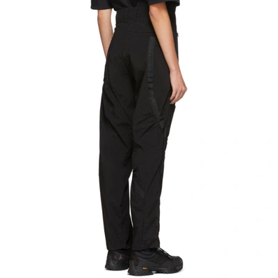 Shop A-cold-wall* Black Lead Contortion Trousers In Blak Black