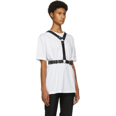 Shop Junya Watanabe White Harness 2 T-shirt In 1 White