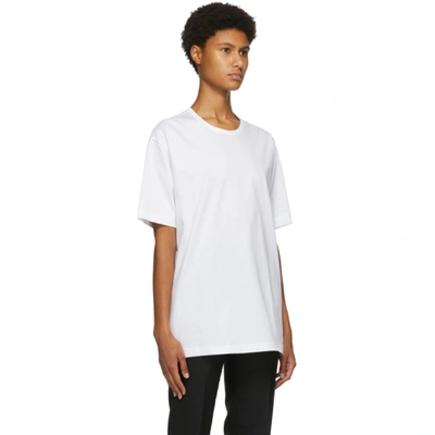 Shop Junya Watanabe White Harness 2 T-shirt In 1 White