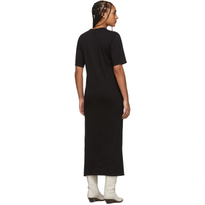 Shop Ami Alexandre Mattiussi Black T-shirt Dress In 001 Black