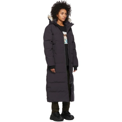 Shop Canada Goose Navy Down Mystique Parka In 67 Navy