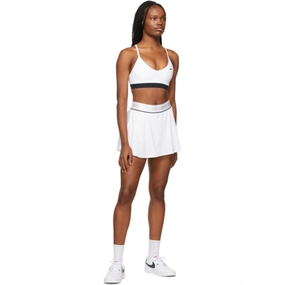 Shop Nike White Indy Sports Bra In 100 White