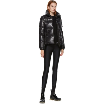 Shop Moncler Black Down Shiny Moyade Jacket In 999 Black