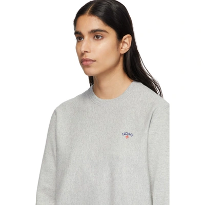 Shop Noah Grey Classic Sweatshirt In Heather Gre