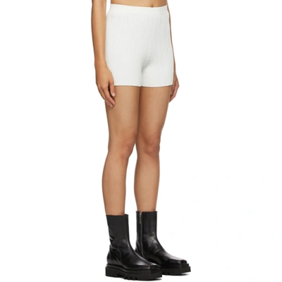 Shop Dion Lee Ssense Exclusive White Float Shorts In Ivory