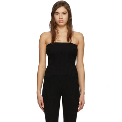 Shop Giu Giu Black Nonna Tube Top In Onyx