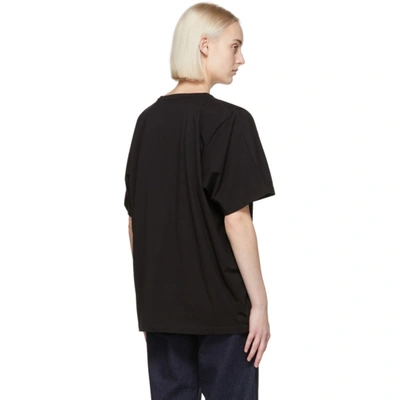 Totême Black Oversized T-shirt In 200 Black