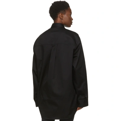 Shop Heron Preston Black Outdoor Shirt Dress