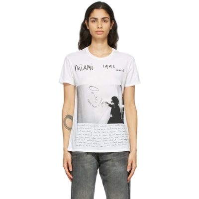 Shop R13 White Anton Corbijn Edition U2 Miami Boy T-shirt