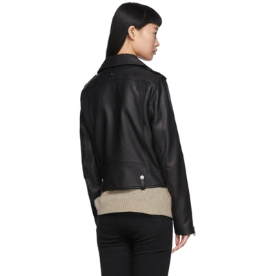 Shop Mackage Black Baya R Leather Jacket