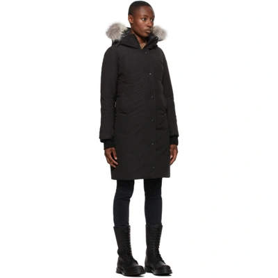 Shop Canada Goose Black Down Sherbrooke Parka In 61 Black