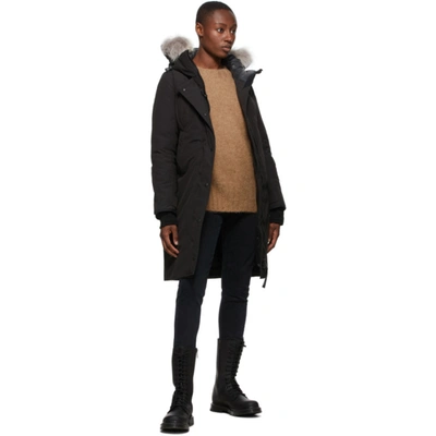 Shop Canada Goose Black Down Sherbrooke Parka In 61 Black