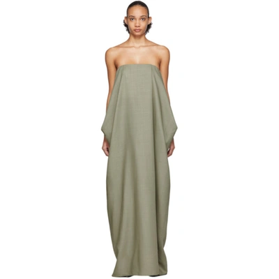 Shop The Row Green Lu Dress In Pale Sage