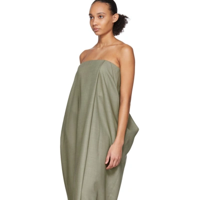 Shop The Row Green Lu Dress In Pale Sage