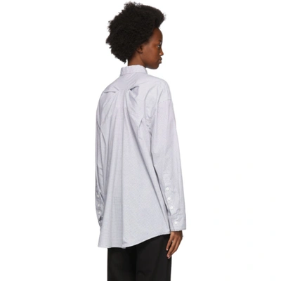 Shop Ader Error Black And White Cinder Pocket Shirt