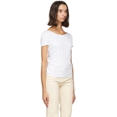 Shop Jacquemus Off-white 'le T-shirt Sprezza' T-shirt In Off White