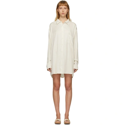 Shop Jacquemus Ssense Exclusive Off-white 'la Chemise D'homme' Shirt In Off White