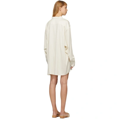 Shop Jacquemus Ssense Exclusive Off-white 'la Chemise D'homme' Shirt In Off White