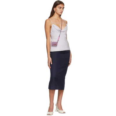 Shop Jacquemus Purple 'le Haut Adour' Tank Top In Lilac Grey