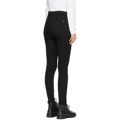 Shop Rag & Bone Black Nina Skinny Jeans In 1 No Fade