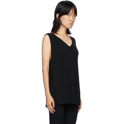 Shop Totême Toteme Black Bolzano Tank Top In 200 Black