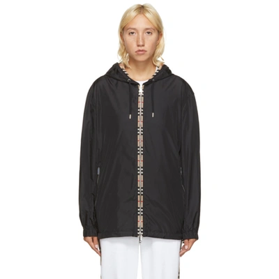 Shop Burberry Black Everton Jacket