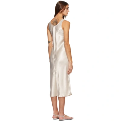 Shop Max Mara Leisure Off-white Talete Dress In 007 Light