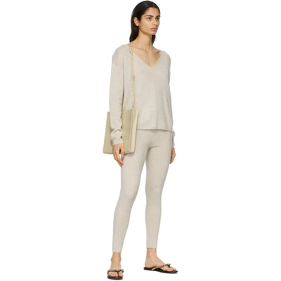 Shop Le Kasha Beige Cashmere Tibet Sweater In Light Beige