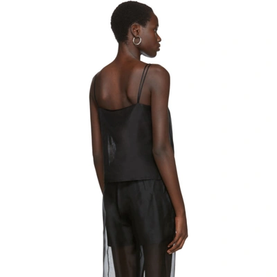 Shop Arch The Black Silk V-neck Tank Top