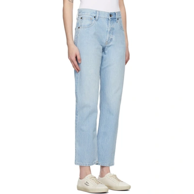 Shop Saint Laurent Blue Authentic Jeans In 4008 Basic Blue