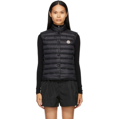 Shop Moncler Black Down Liane Vest In 999 Black