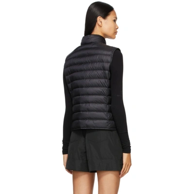 Shop Moncler Black Down Liane Vest In 999 Black