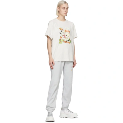 Shop Marc Jacobs Off-white Magda Archer Edition 'my Life Is Crap' T-shirt In 134 Vintwht