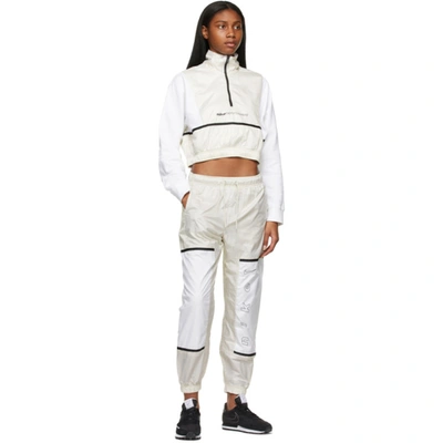 Shop Nike Beige Sportswear Archive Remix Track Pants In 072 Light B