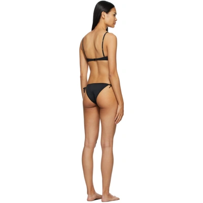 Shop Fendi Reversible Black 'forever ' Bikini In Fogme Black