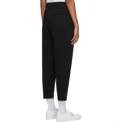 Shop Givenchy Black Slim Jogging Pants In 001 Black